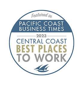 Featured in Pacific Coast Business Times 2023 Central Coast Best Places to Work